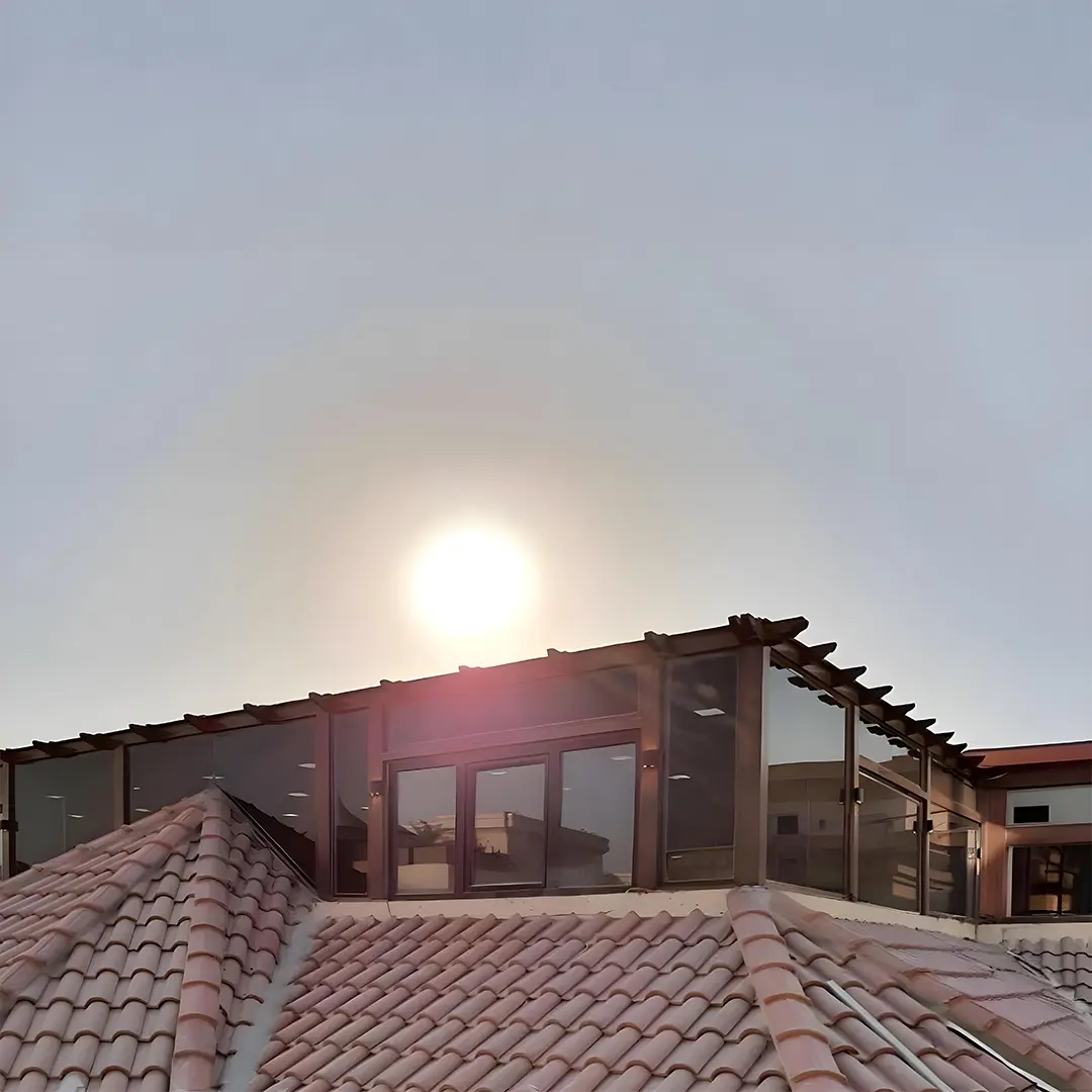 classic fixed roof