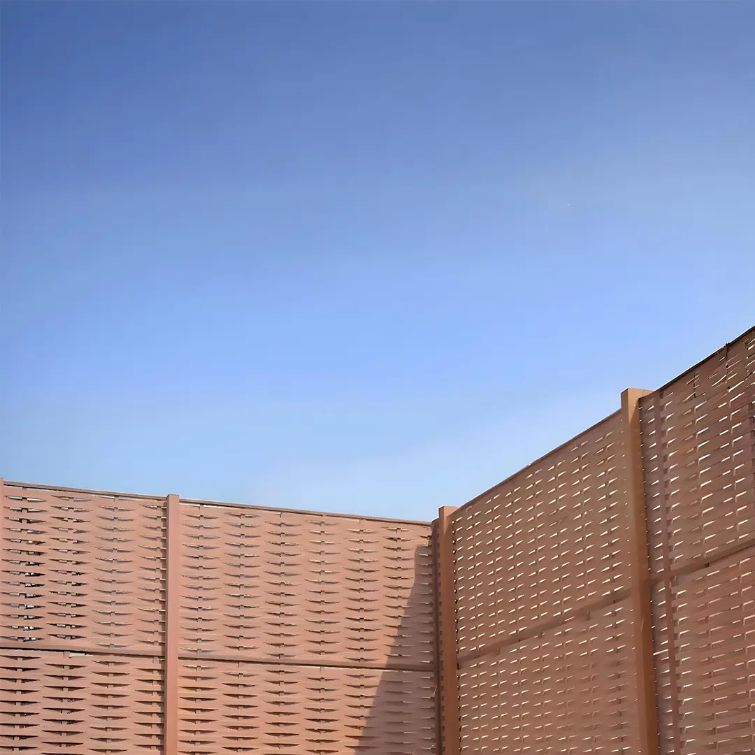 Tubular Wooden Wall