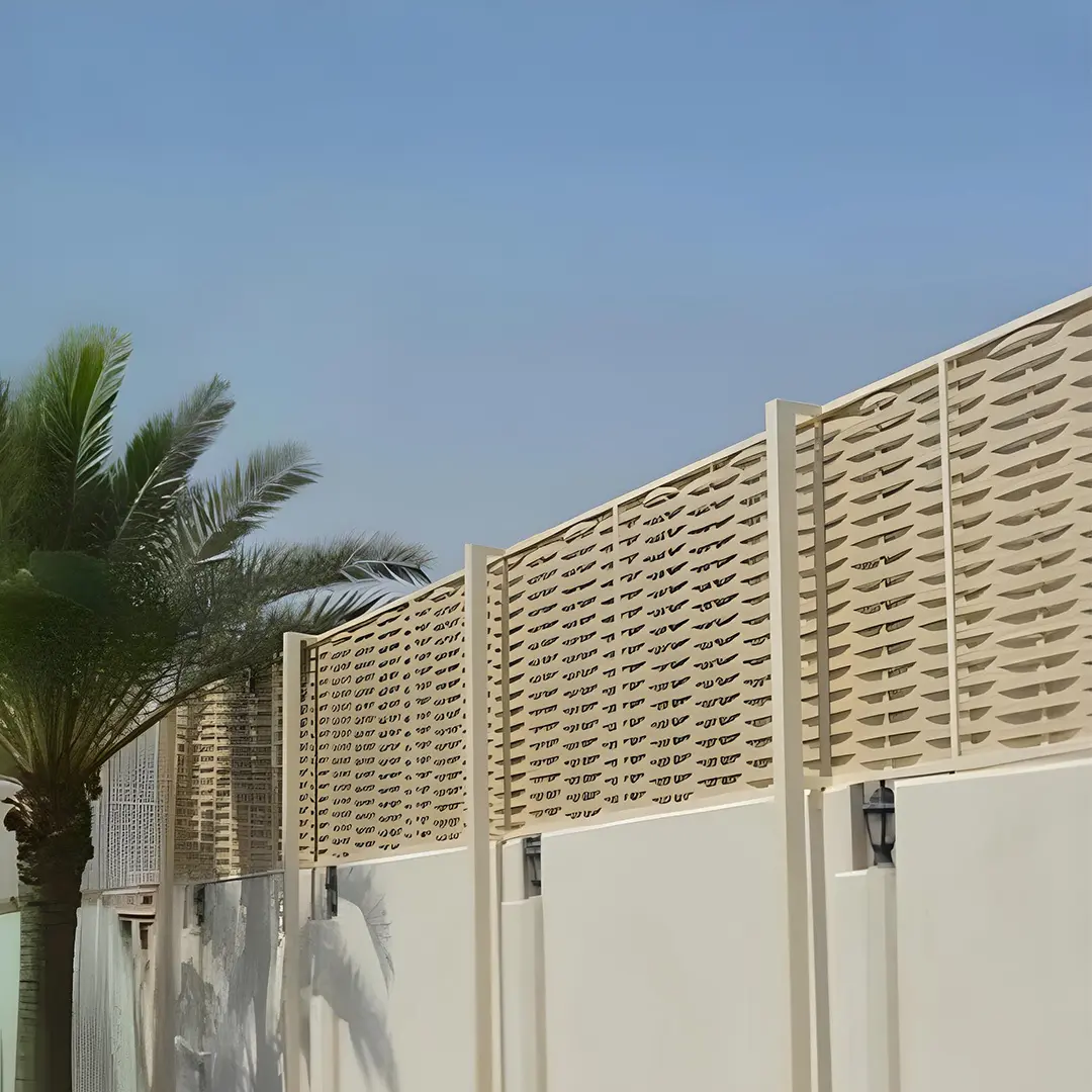 Tubular Wooden Wall